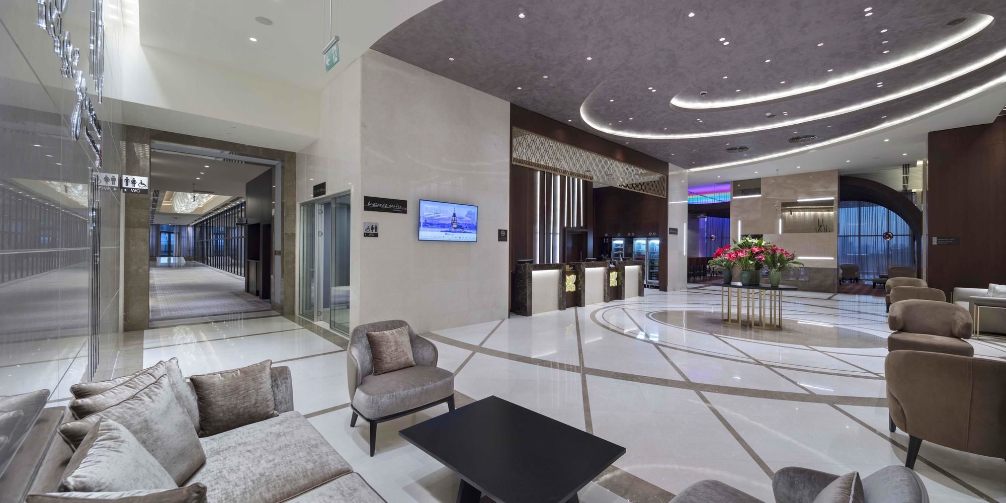 Doubletree By Hilton Istanbul Umraniye Hotell Exteriör bild Lobby
